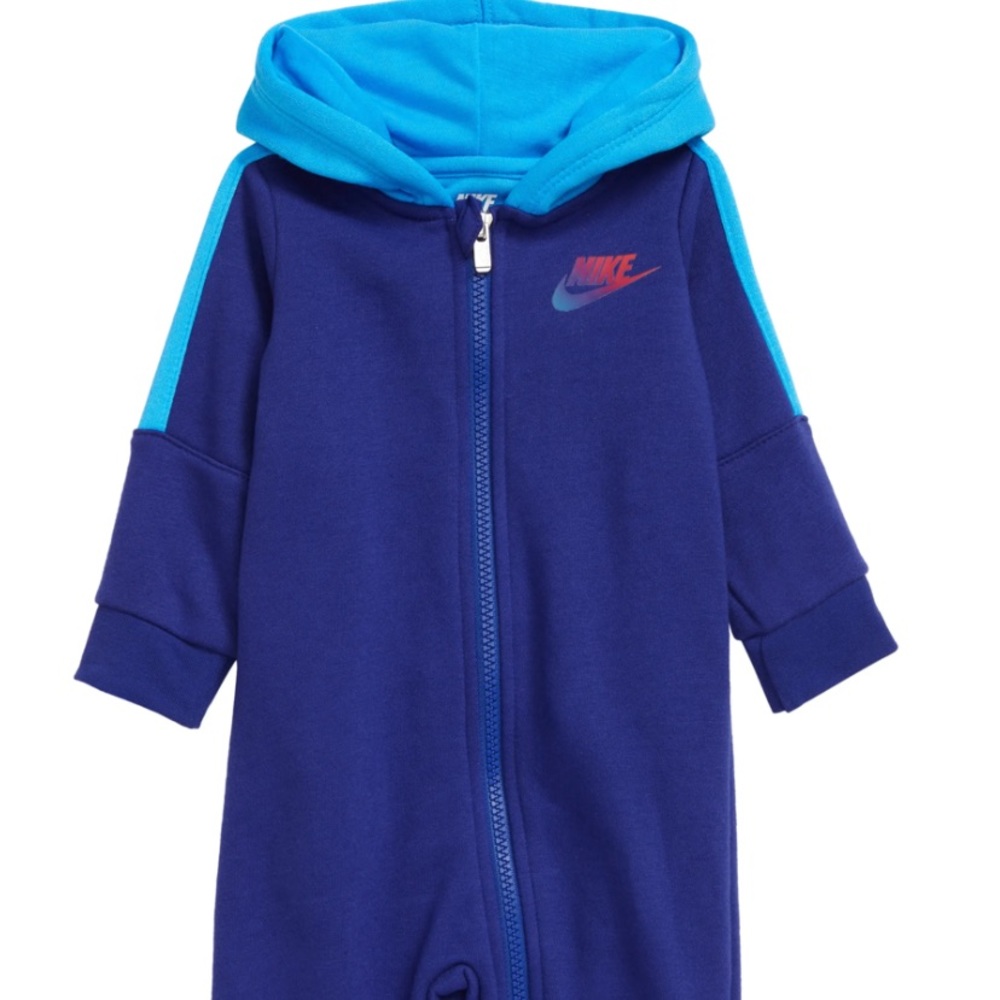 Nike Rise Hooded Romper Size 0-3mo